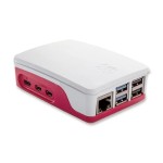 Корпус красно-белый для Raspberry Pi 5 официальный (SC1159)